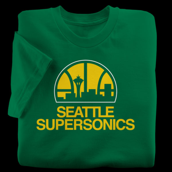 vintage supersonics shirt