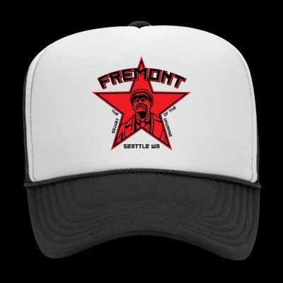 Fremont Black and White Trucker Hats