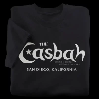 Casbah Black T-Shirt from San Diego, California