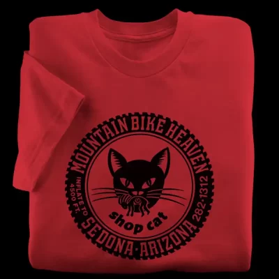 Mountain Bike Heaven Red T-Shirt from Sedona, Arizona