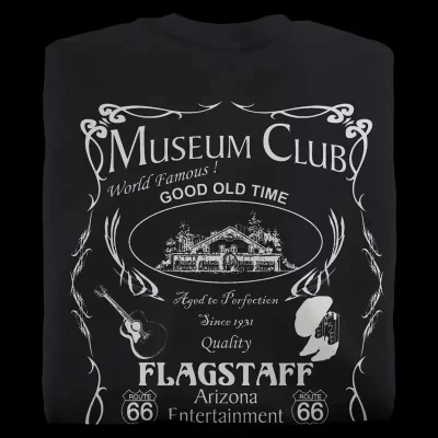 Museum Club Black T-Shirt from Flagstaff, Arizona