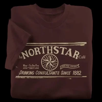 The Northstar Cafe Brown T-Shirt from San Francisco, California