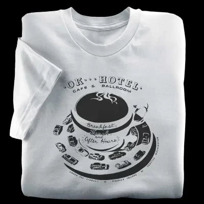 OK Hotel Silver T-Shirt from Seattle, Washington