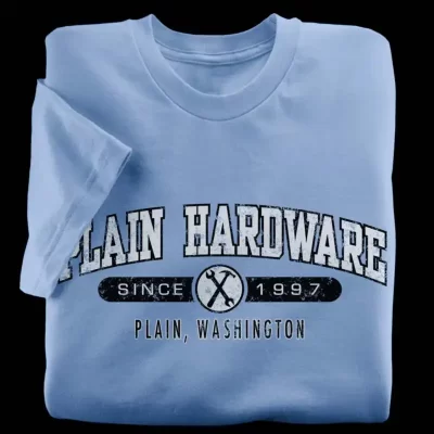 Plain Hardware Blue T-Shirt from Plain, Washington