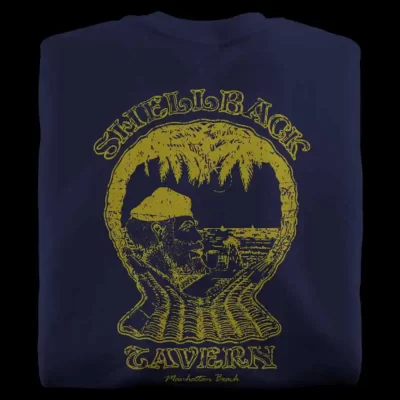 Shellback Tavern Navy T-Shirt from Manhattan Beach, California